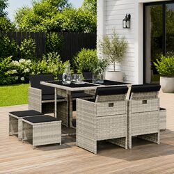 9 Piece Outdoor Dining Set