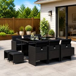 11 Piece Garden Dining Set