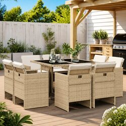 9 Piece Outdoor Dining Set