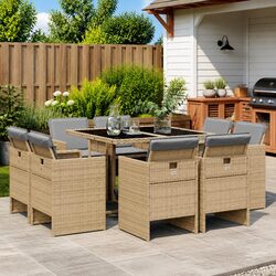 9 Piece Garden Dining Set – Perfect for Outdoor Use