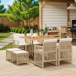 9-Piece Garden Dining Set