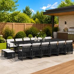 17-Piece Outdoor Dining Set - Perfect for Gatherings