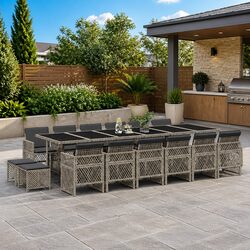 Concise Features of the 17-Piece Garden Dining Set