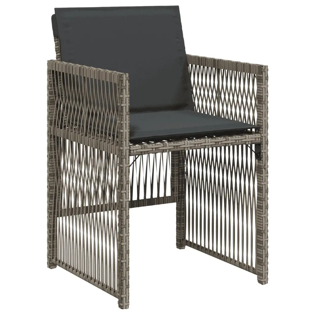 Grey Rattan Outdoor Dining Set