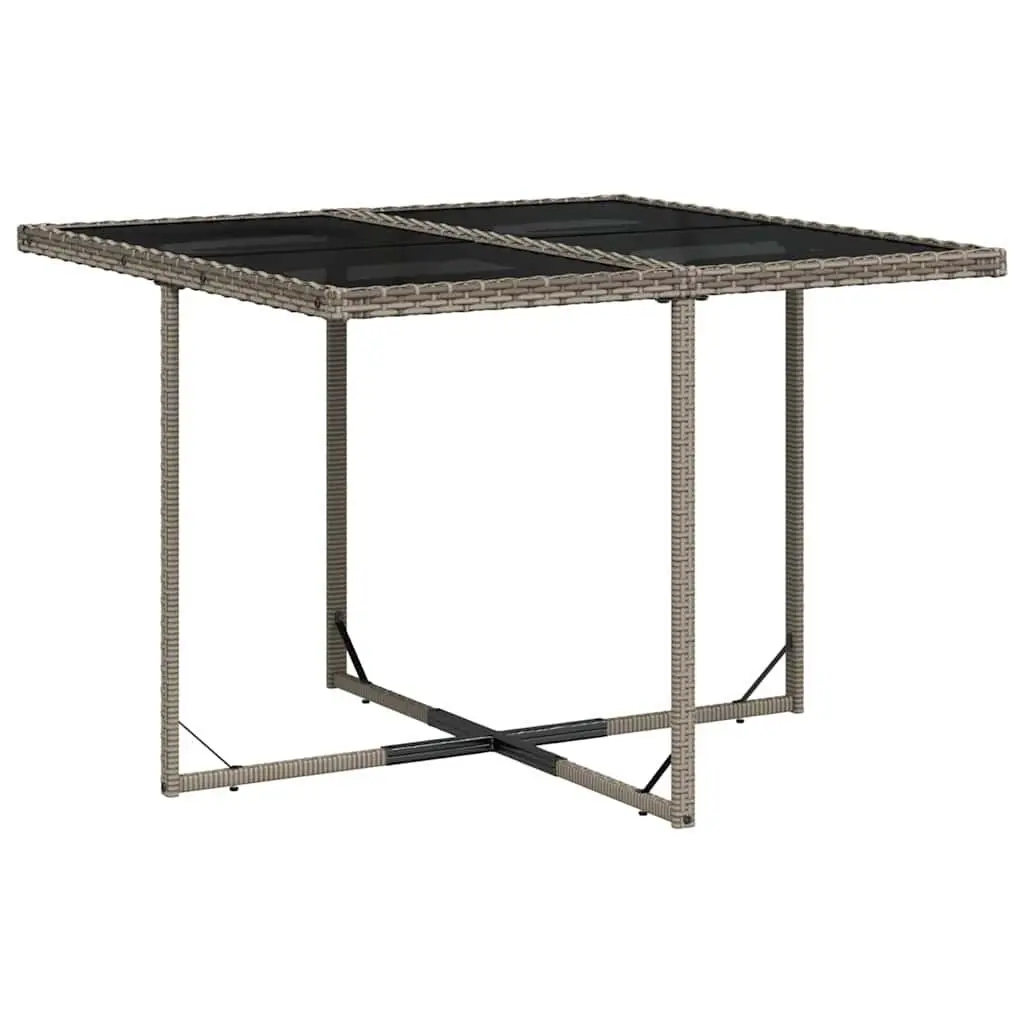 Grey Rattan Outdoor Dining Set