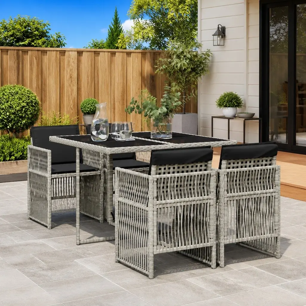 Grey Garden Dining Set