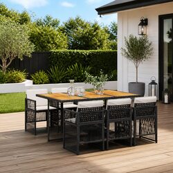 Efficient 7 Piece Outdoor Dining Set for Your Space