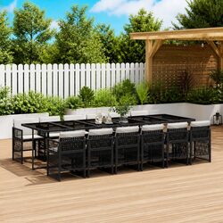 Compact and Stylish 13 Piece Garden Dining Set
