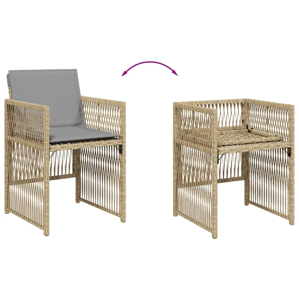 13 Piece Beige Outdoor Dining Set