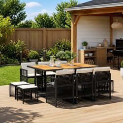 11-Piece Outdoor Dining Set