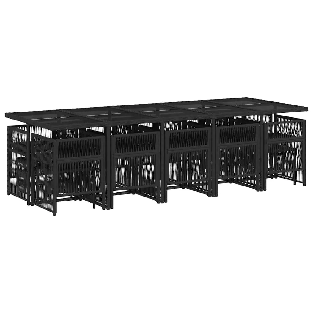 15-Piece Garden Dining Set with Cushions