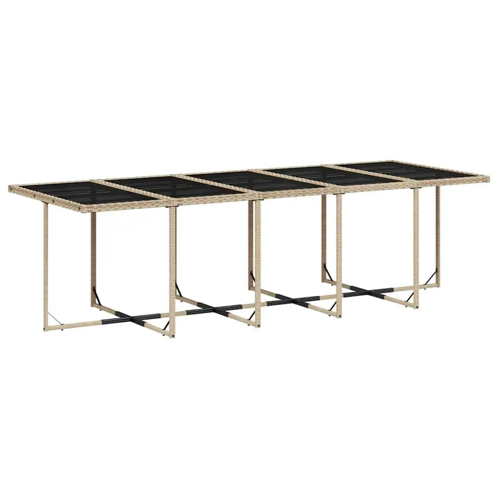 Garden Dining Set 15 Piece Outdoor Furniture Poly Rattan Chairs Table Cushions