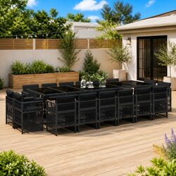 17 Piece Outdoor Dining Set