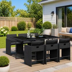 Concise and Durable 7 Piece Outdoor Dining Set