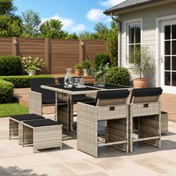 9 Piece Outdoor Dining Set