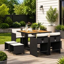 9-Piece Garden Dining Set
