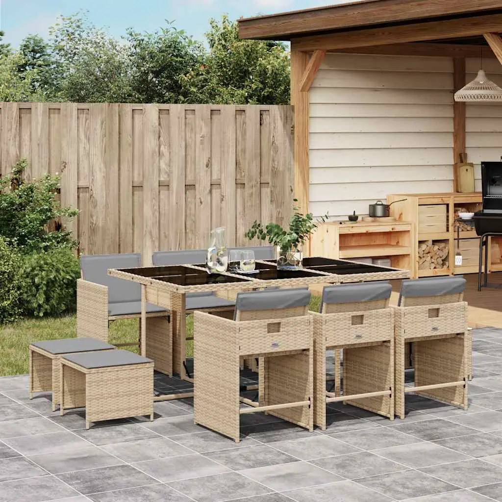 11 Piece Outdoor Dining Set