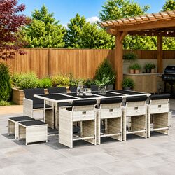 Concise Garden Dining Set for Outdoor Living