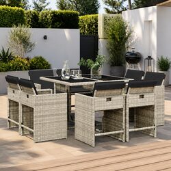 9-Piece Garden Dining Set for Outdoor Living