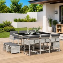 Efficient and Elegant 11-Piece Outdoor Dining Set