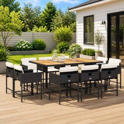 Compact and Stylish 11 Piece Garden Dining Set