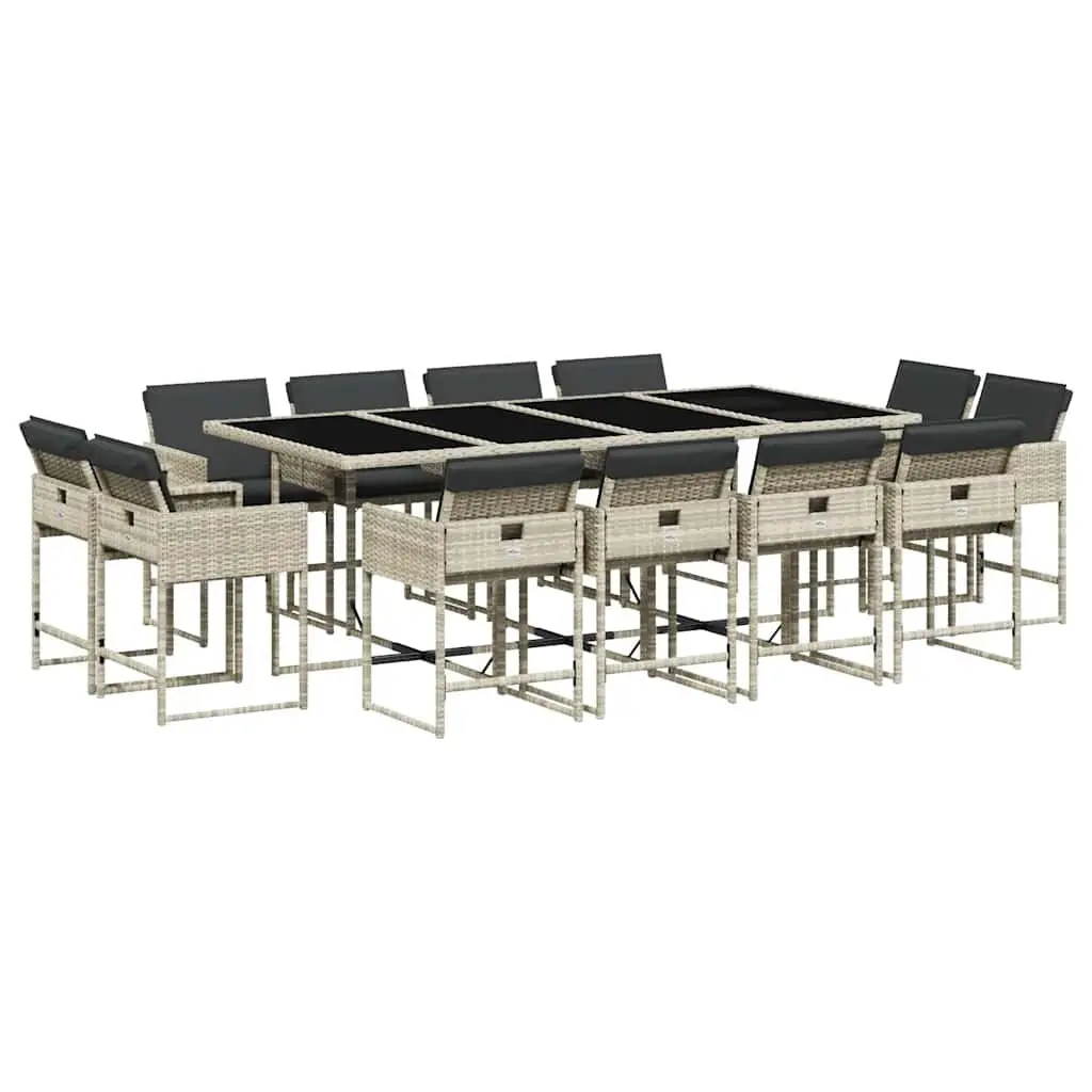 13 Piece Dining Set for Outdoor Spaces