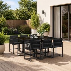 7 Piece Outdoor Dining Set for Convenience