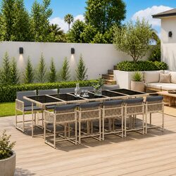 11-Piece Outdoor Dining Set