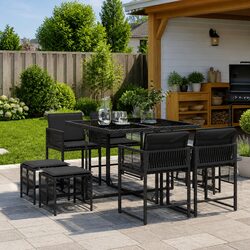 9 Piece Outdoor Dining Set