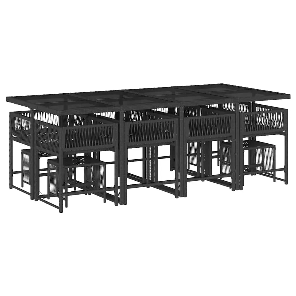 13 Piece Outdoor Dining Set with Padded Seating