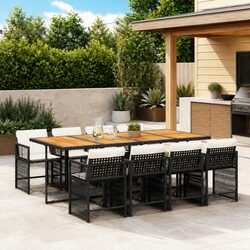 9 Piece Garden Dining Set - Perfect for Any Outdoor Setup