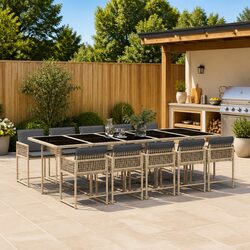 11 Piece Outdoor Dining Set