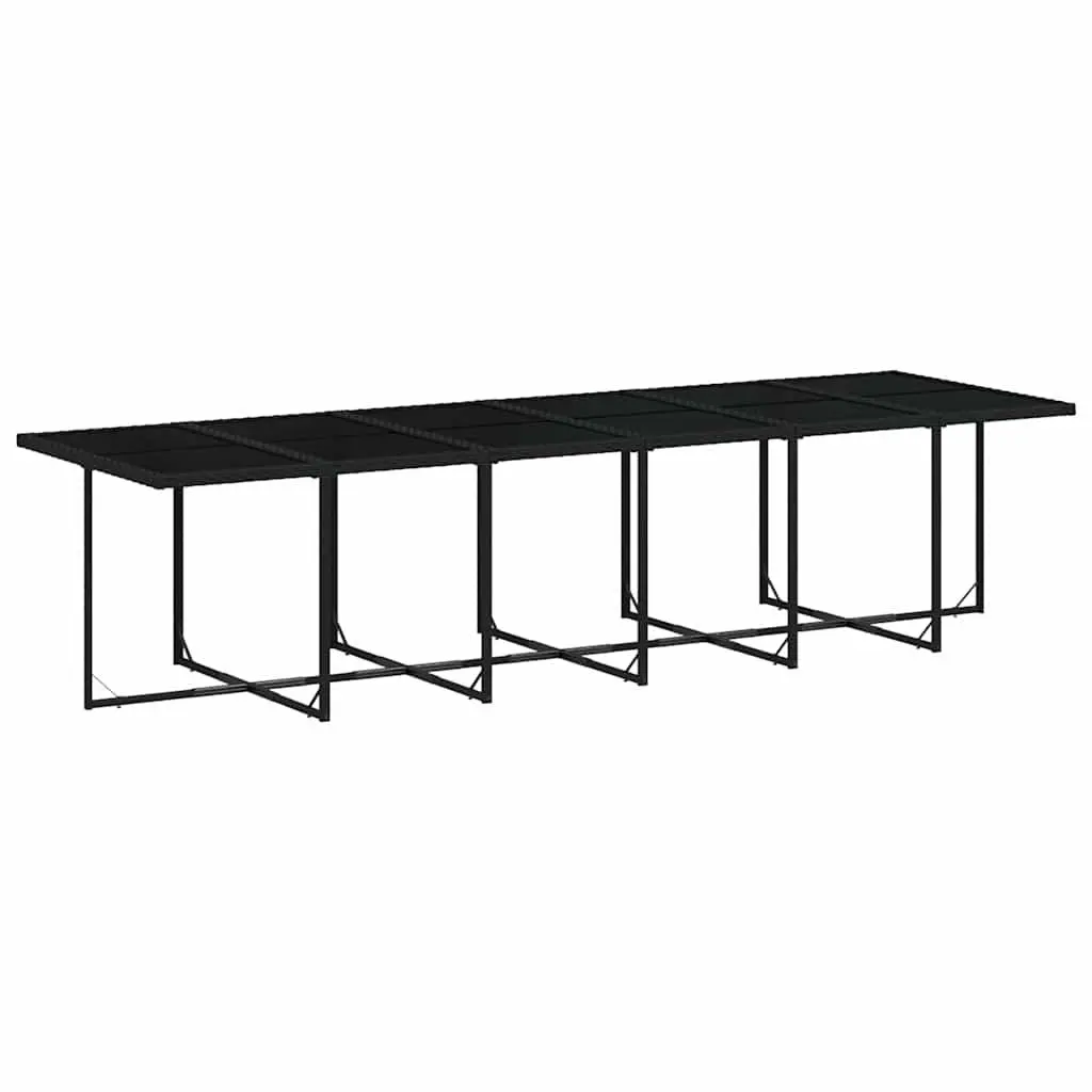 13-Piece Black Outdoor Dining Set