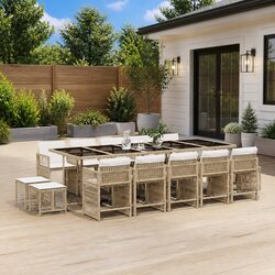 15-Piece Garden Dining Set for Outdoor Enjoyment