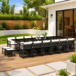 17-Piece Outdoor Dining Set