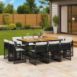 11 Piece Garden Dining Set