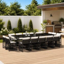 15-Piece Dining Set for Outdoor Use