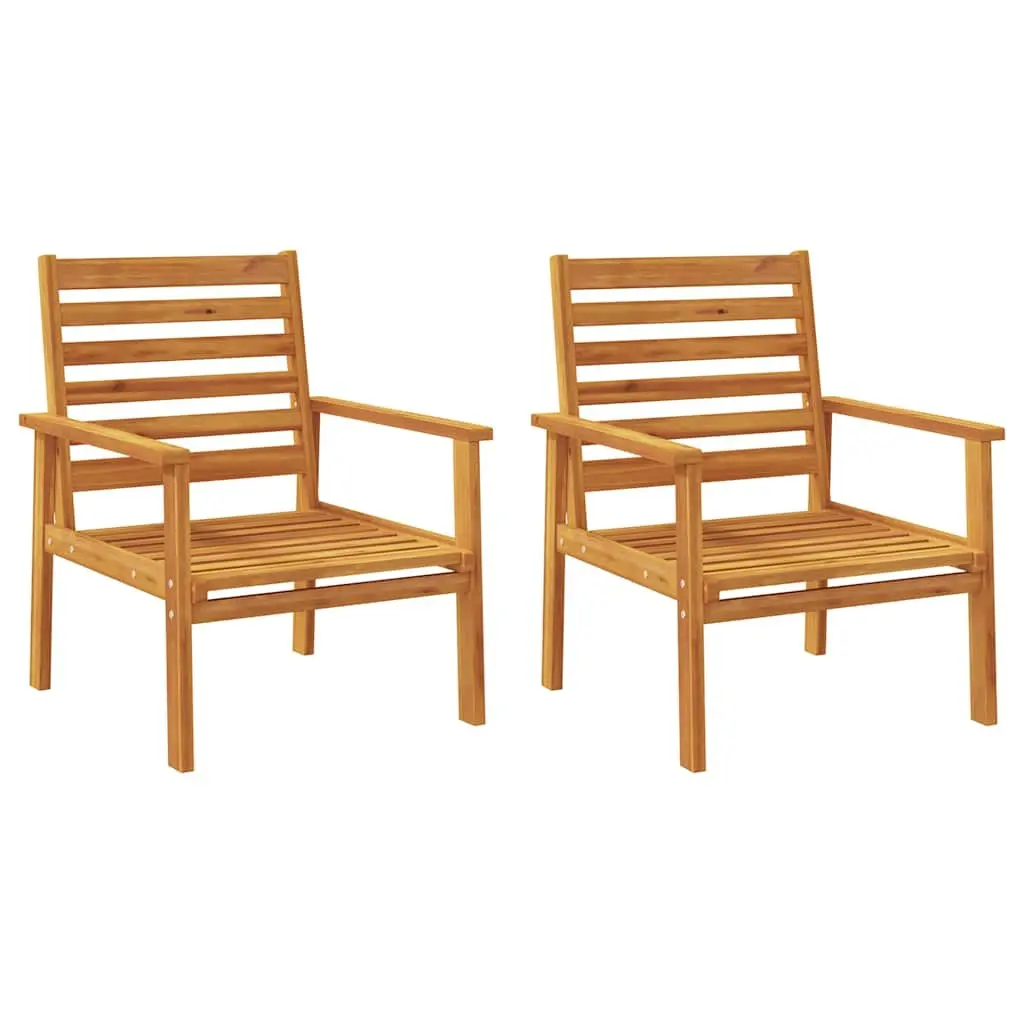 5 Piece Garden Lounge Set Brown Solid Wood Outdoor Furniture Patio Seating