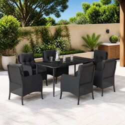 Compact and Durable 7-Piece Garden Dining Set