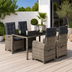 Compact 5-Piece Garden Dining Set – Perfect for Outdoors