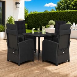 5 Piece Outdoor Dining Set: Compact & Stylish