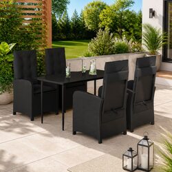 5 Piece Garden Dining Set – Outdoor Comfort Awaits