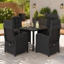 Compact and Durable 5-Piece Garden Dining Set