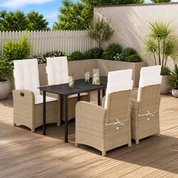 5 Piece Garden Dining Set