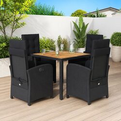 Compact and Stylish 5 Piece Garden Dining Set