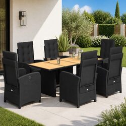 Compact 7 Piece Garden Set for Outdoor Spaces