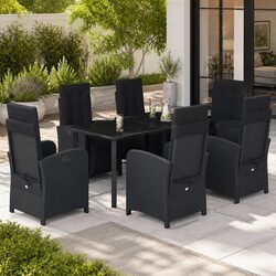 7 Piece Garden Dining Set: Quality and Comfort Combined