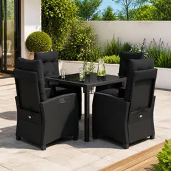 5 Piece Outdoor Dining Set: Simple and Stylish