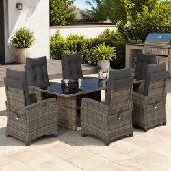 7-Piece Outdoor Dining Set for Relaxed Gatherings