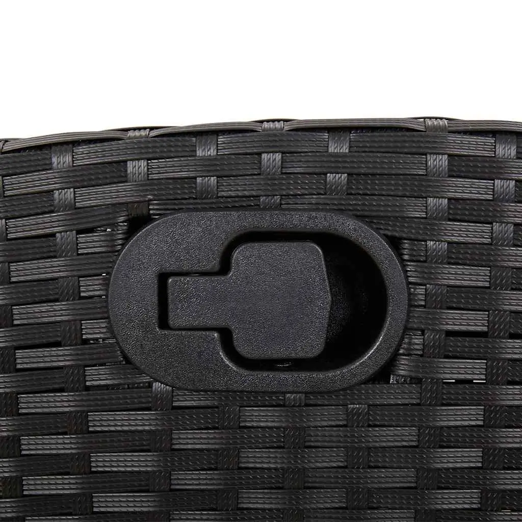 3 Piece Outdoor Dining Set in Black